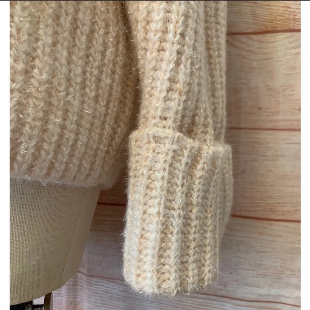 24 Natural Tinsel Knit Sweater - Picture 4 of 8